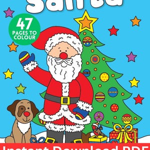 Santa Christmas Coloring Pages: 47 Xmas Activity Sheets (PDF)
