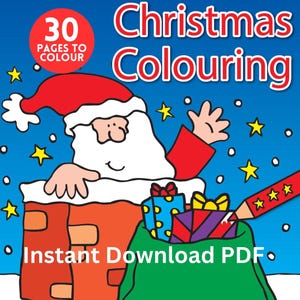 Christmas Coloring Pages: 30 Festive Designs for Kids (PDF)