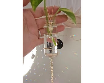 Plant propagator station, Sidecar Clip-On Propagation Vase - Mother's Day Gift, Dopamine Whimsical Decor