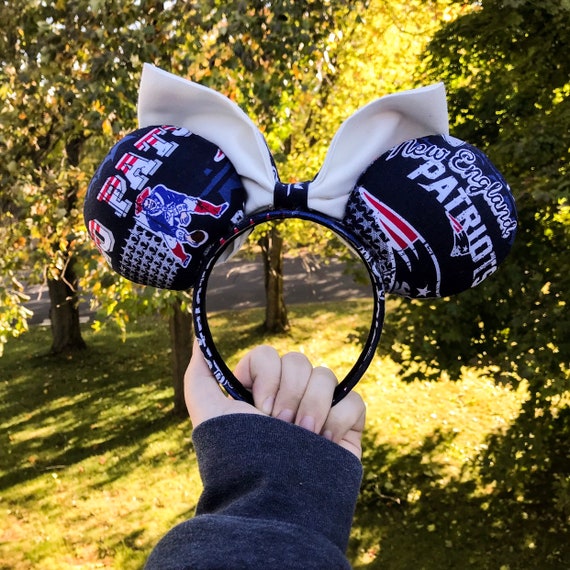 New England Patriots Disney Mickey Mouse Ears - Etsy display picture 1