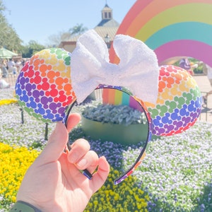 Mini Mickey Heads Rainbow Pride Mickey Mouse Ears