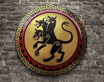 Cerberus Authentic Ancient Greek Hoplite Shield