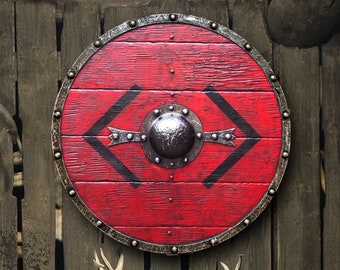 Authentic Bjorn Ironside Viking Shield Replica  Handcrafted Norse Warrior  Shield – vkngjewelry