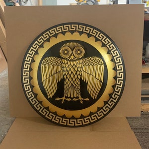 Athenian Owl Authentic Greek Hoplite Shield
