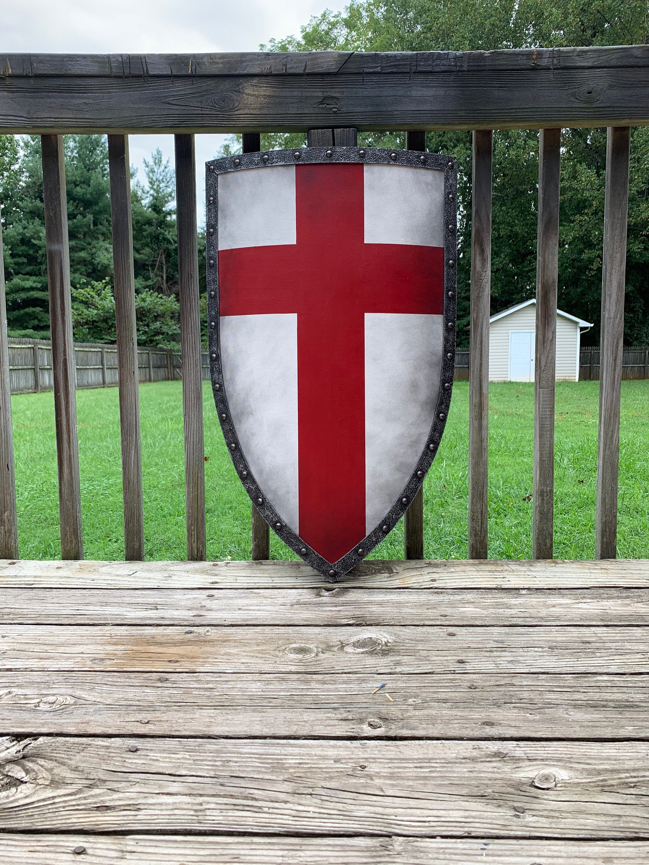Knightfall Authentic Templar Shield | Etsy