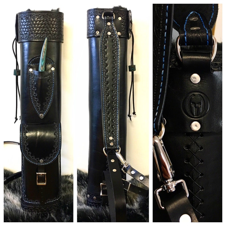 Custom Made Leather Back Quiver Etsy