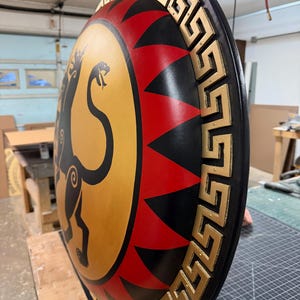 Cerberus Authentic Ancient Greek Hoplite Shield image 11