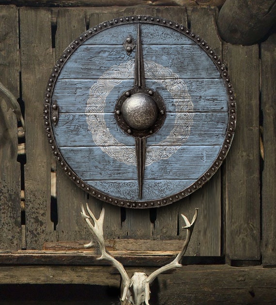 Lagertha Shieldmaiden Viking Shield With Battle Worn Finish