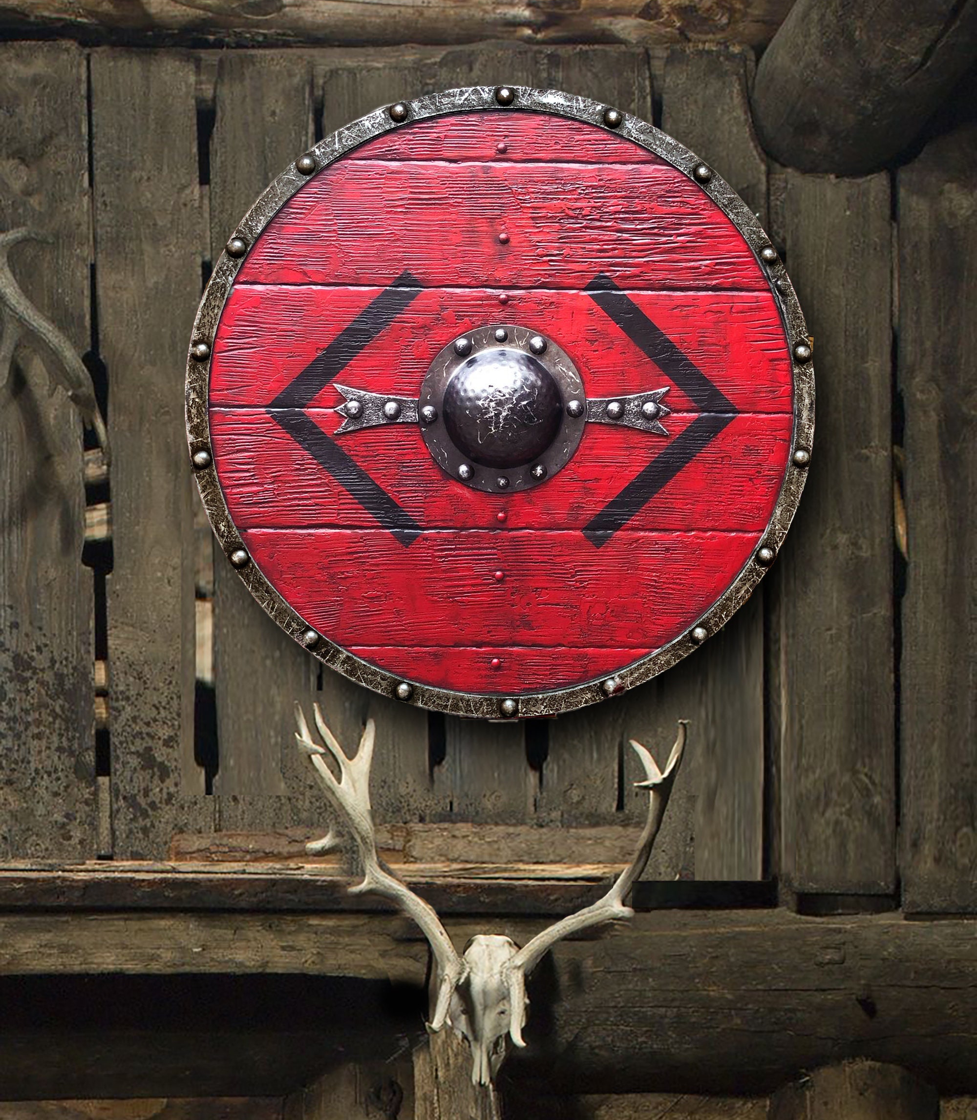 Bjorn Ironside Battleworn Viking Shield -  Portugal