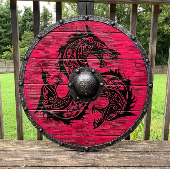 Viking Shield Designs Wolf