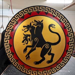 Cerberus Authentic Ancient Greek Hoplite Shield image 12