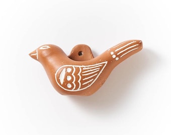 Vasanta Bird Terracotta Hanging Wall Planter, Garden Wall Planter, Bird Succulent Planter, Outdoor Planter, Vertical Garden Decor, Wall Vase