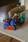 Furoshiki Wrapping Cloth (Set of 6 Assorted), Fabric Gift Wrap, Fabric Wrapping Paper, Sari Fabric, Sustainable Gift, Unique Gift For Mom