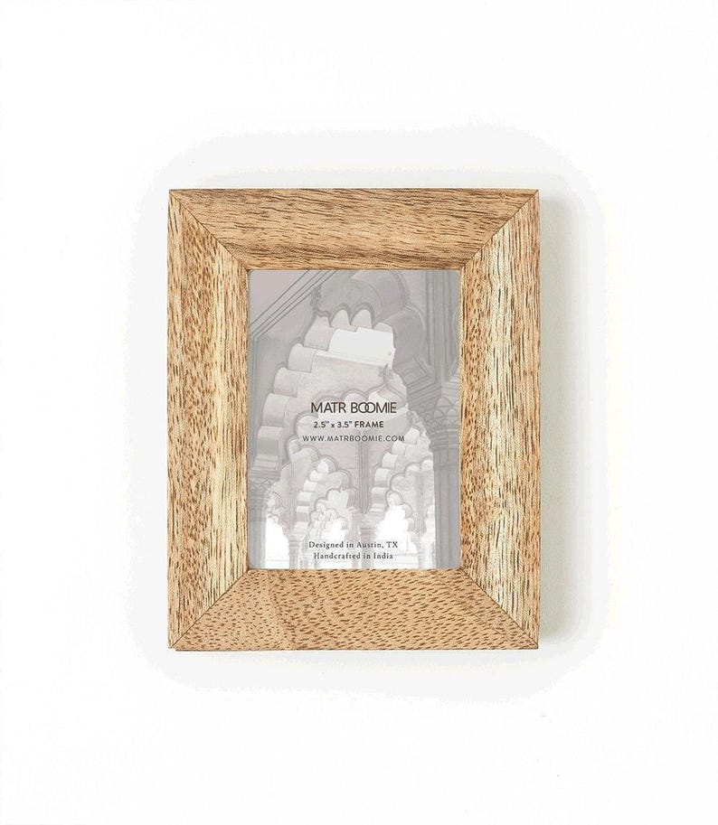 3x4 Handcrafted Quilling Frame, Frame For Quilling Art, Mango Wood Frame, Artwork Frames, Tiny Home Decor, Mini Photo Frame, Picture Frame image 1