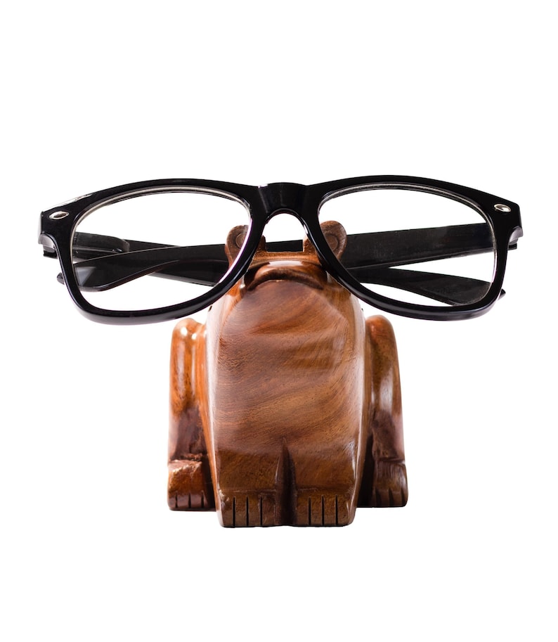 Turtle Eyeglass Holder, Glasses Stand, Wooden Glasses Holder, Reading Nook Decor, Animal Glass Holder, Sunglasses Holder, Wedding Gift Frog