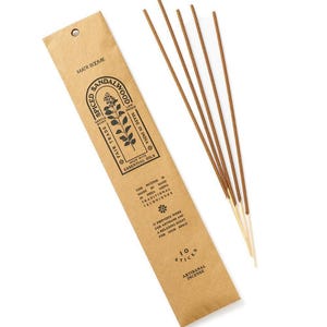 Sandalwood Incense Stick, Housewarming Gift, Christmas Gift For Host, Scented Sticks, Home Fragrance, Meditation Sticks, Aromatic Home Decor