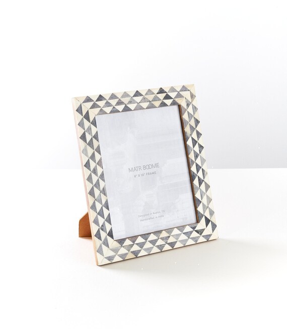 8x10 Mosaic Picture Frame, Bone Inlay Frame, Tabletop Frame, Wood Photo Frame, Desk Picture Frame, Family Picture Wedding Gift, Matr Boomie