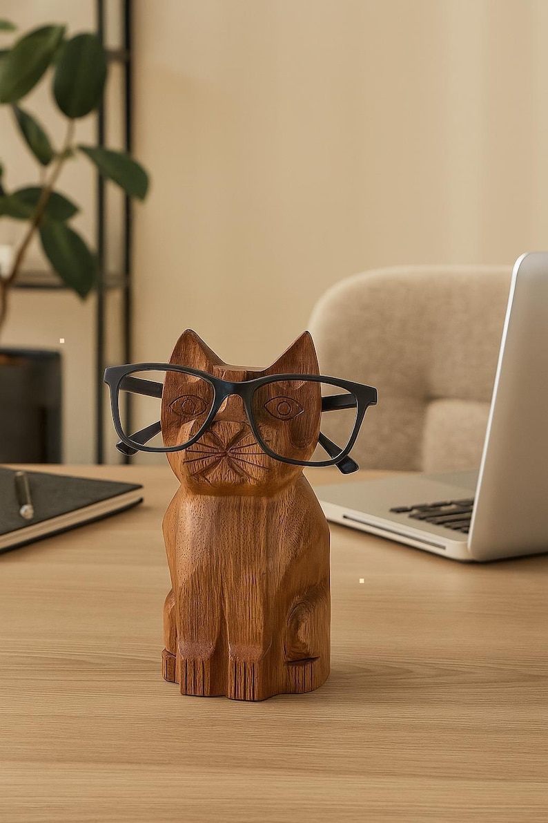 Turtle Eyeglass Holder, Glasses Stand, Wooden Glasses Holder, Reading Nook Decor, Animal Glass Holder, Sunglasses Holder, Wedding Gift image 13