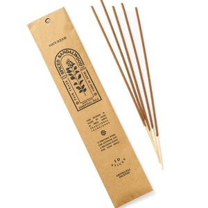 Sandalwood Incense Stick, Housewarming Gift, Christmas Gift For Host, Scented Sticks, Home Fragrance, Meditation Sticks, Aromatic Home Decor