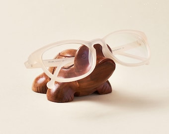 Turtle Eyeglass Holder, Glasses Stand, Wooden Glasses Holder, Reading Nook Decor, Animal Glass Holder, Sunglasses Holder, Wedding Gift