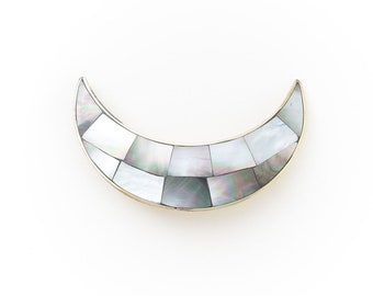 Barrette croissant de lune, Épingle à cheveux céleste, Barrette lune, Barrette lune, Accessoires cheveux de déesse, Barrette de mariage, Épingle à cheveux en laiton