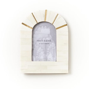 Arch Picture Frame, Oval Frame, Bone Picture Frame, Boho Photo Frame, Marble Picture Frame, Inlay Photo Frame, Home Decor Gift, Arch Frame