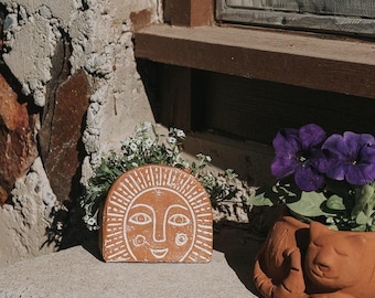 Maceta de terracota, maceta de cerámica con drenaje, para exterior y jardín, maceta para suculentas, decoración para casas pequeñas, maceta pequeña, suministros de jardinería