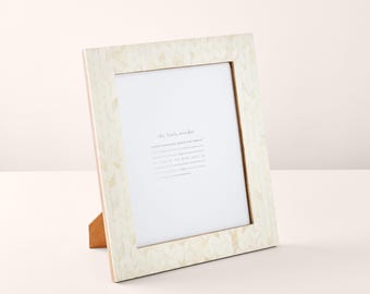Picture Frame, Off White Frame, Hand Carved Frame, Desk Decor, Wall Display, Nightstand Frame, Minimalist Photo Frame For Table,Wedding