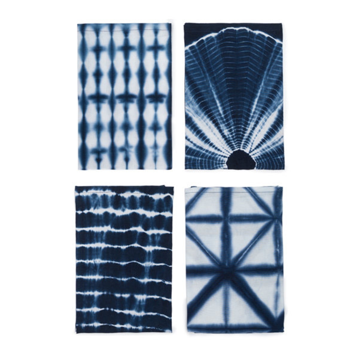 Set of 4 Shibori Napkins, Indigo Napkins, Cloth Napkins, Tie Dye Napkins, Cotton Napkins, Hand Dyed Napkins, Hostess Gift, Dinner Table Gift - Etsy