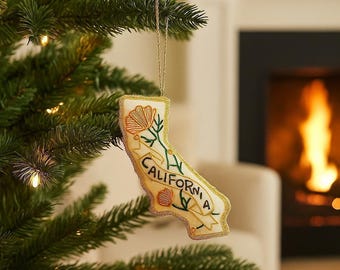 California State Gifts - Golden State Ornaments, USA California Gifts & Decor, Trinket Dishes, Keepsake Boxes, Ornaments, Wind Chimes