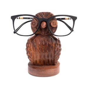 Turtle Eyeglass Holder, Glasses Stand, Wooden Glasses Holder, Reading Nook Decor, Animal Glass Holder, Sunglasses Holder, Wedding Gift Owl