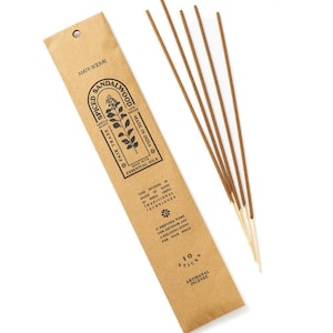 Incienso de sándalo, regalo de inauguración, regalo de Navidad para anfitriones, varitas aromáticas, fragancia para el hogar, varitas para meditación, decoración aromática para el hogar
