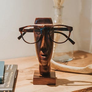 Eye Glass Holder, Glasses Holder, Eyeglass Stand, Desk Stand For Glasses, Nightstand Glasses Holder, Men Eyeglass Stand, Back To School Gift