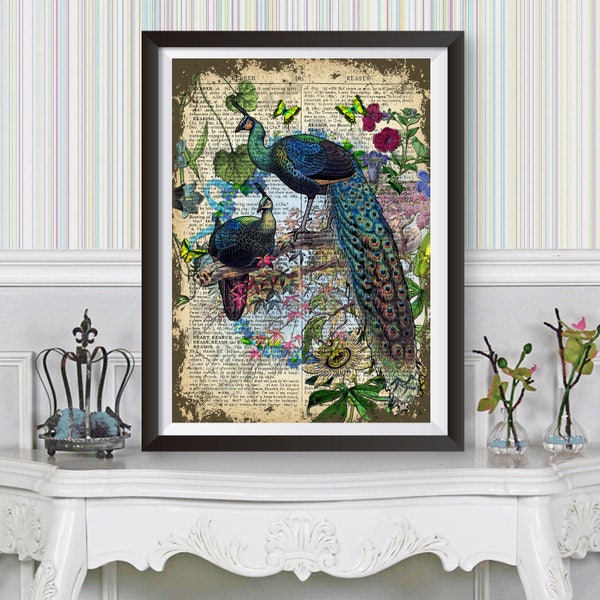 Peacock Decor Etsy UK
