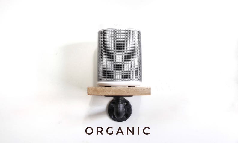 Industrial Speaker Stand Organic Shelf Wall Mount Sonos Surround Sound Supports