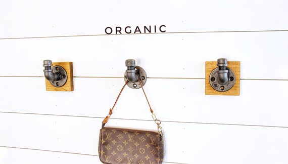 Industrial Pipe Clothing Hook Organic Industrial Hanger Etsy