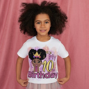 birthday girl, birthday princess png, birthday shirt design, afro puff girl, Peekaboo Girl, Afro Girl Shirt, sublimate download