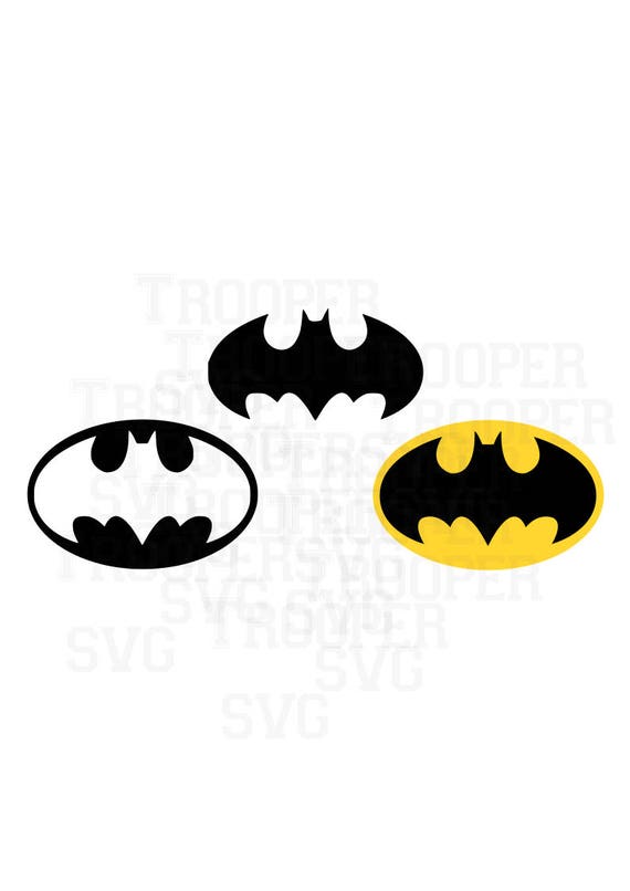Download Batman Logo Svg Filesuper Heros Svg Svg Cut File Silhouette Etsy