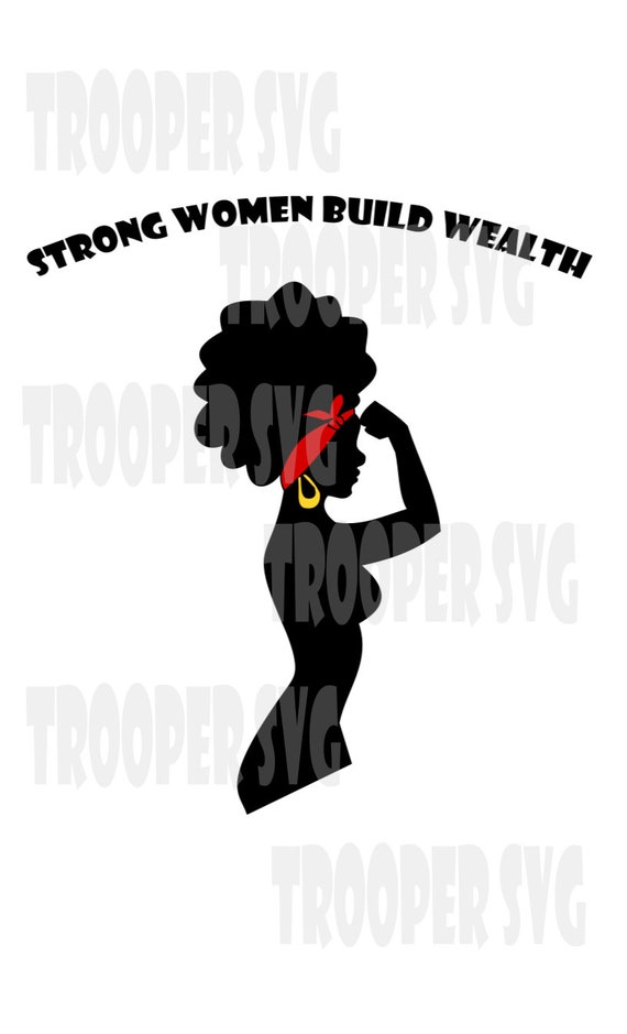 Afro Women Svgblack Women Svg Afro Svgafro Puff Svf Women Etsy
