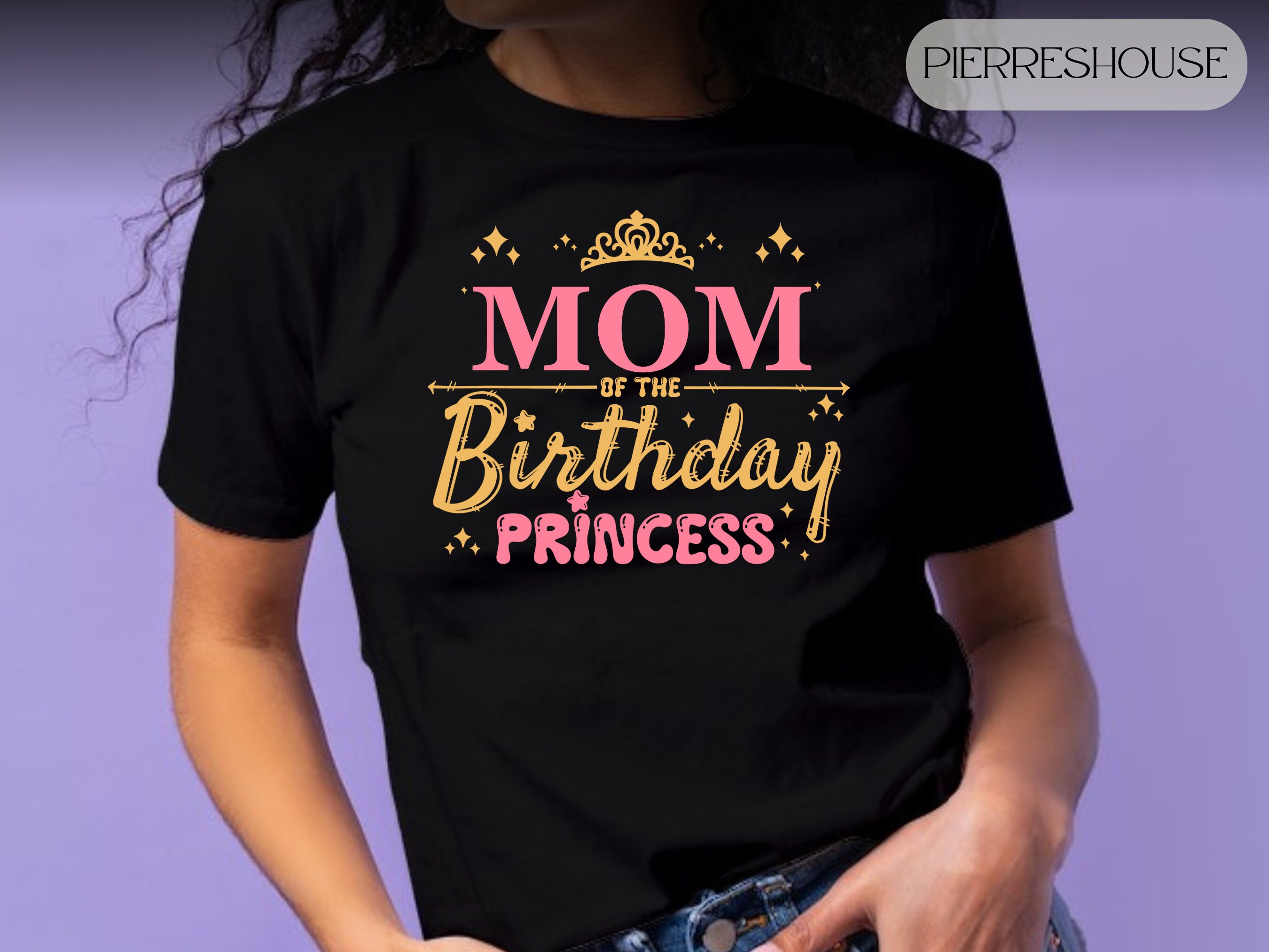 Birthday Princess Svg Bundle, Mom of the Birthday Princess, Birthday ...