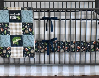 fishing crib sheets
