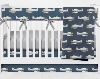 baby bedding airplane theme