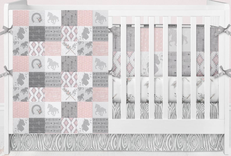 horse crib bedding