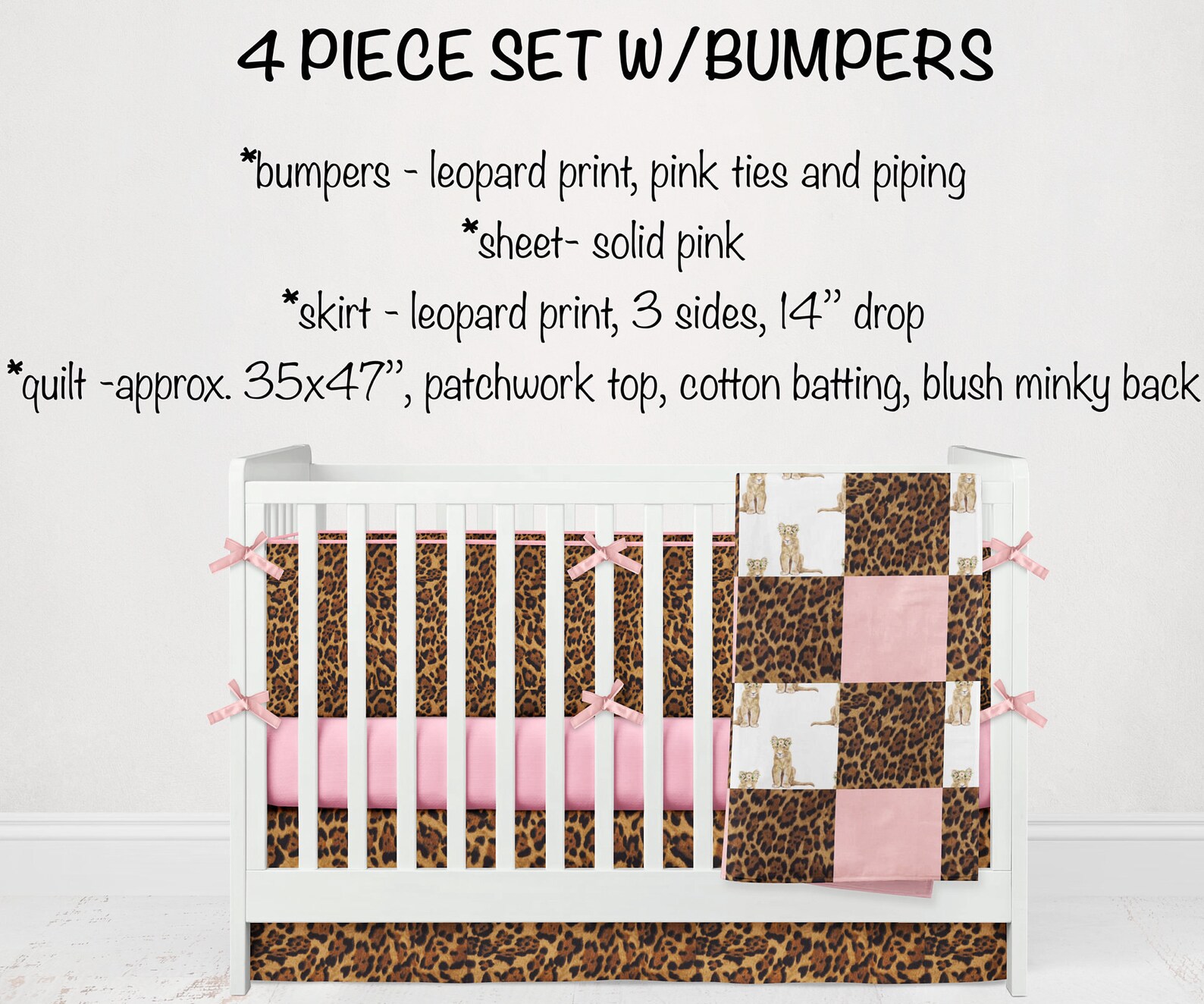 Leopard print crib bedding animal prints jungle theme Etsy