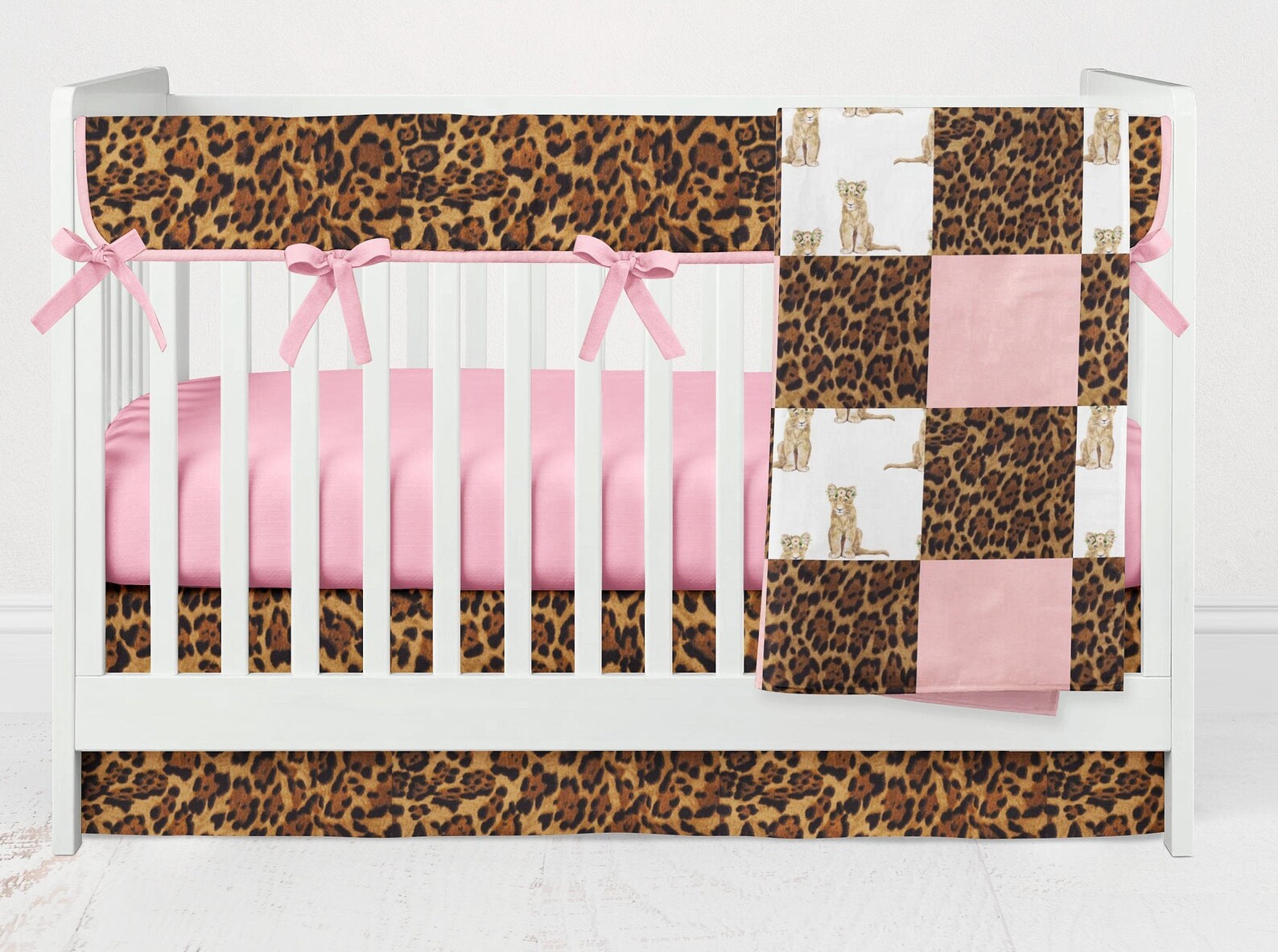 Leopard print crib bedding animal prints jungle theme Etsy