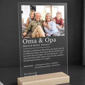 Photo gift grandma and grandpa gifts personalized photo gifts birthday grandma grandchildren gift grandpa Christmas gift for grandparents