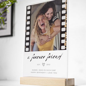 Regalo de foto de cumpleaños, regalo de cumpleaños personalizado, regalos para mejores amigas, regalo de foto personalizado para amigas de cumpleaños