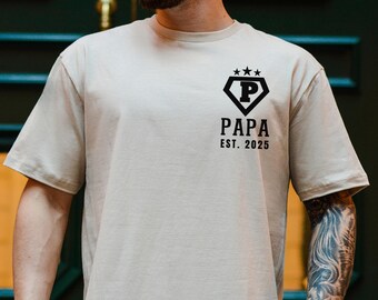 Super Dad T-shirt gepersonaliseerd Dad Shirt Vaderdag cadeau Vader verjaardagscadeau idee Vaderdag cadeau gepersonaliseerd Vader Shirt Held