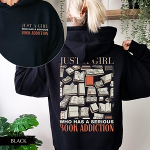 Bookish Merch Hoodie gift for her, Book lover hoodie, booktrovert sweater, Bücher Shirt, Bücherwurm Geschenk für Buchliebhaber Kaputzenpulli
