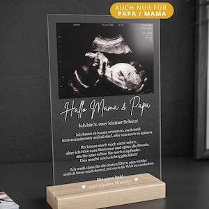 Gift for expectant parents: Ultrasound picture surprise, pregnancy announcement gifts, gifts for expectant father and mother, baby shower gift